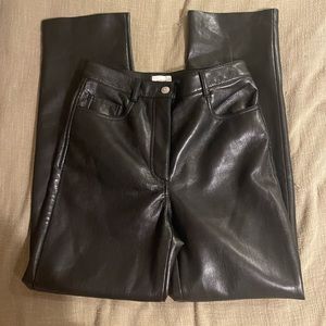 Aritzia Wilfred leather pants